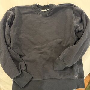 TNA Oversize Black Crewneck Sweatshirt